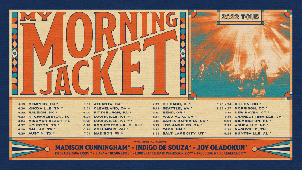 My My Morning Jacket Tour Locations